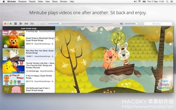 MiniTube 2.8 for Mac 中文版 Youtube客户端工具