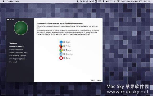 Cookie 5.6.2 for Mac 浏览器缓存清理隐私保护工具