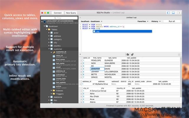 SQLPro Studio v1.0.149 for Mac 数据库可视化管理工具
