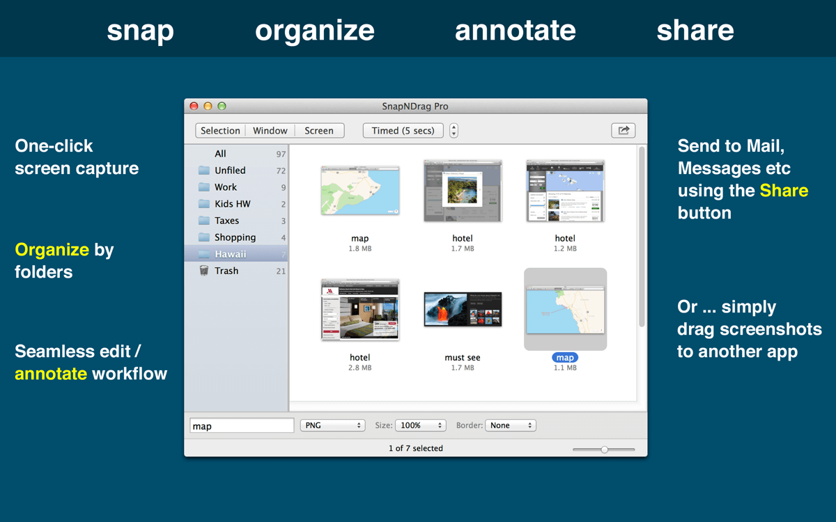 SnapNDrag Pro 4.5.1 for Mac 破解激活版 屏幕抓取截图软件