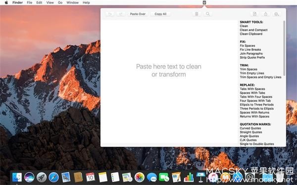 Clean Text Menu 2.8 for Mac 清洁文本菜单软件