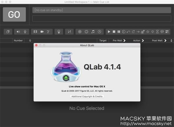 QLab Pro 4.1.5 for Mac 舞台控制音频播放媒体设计软件