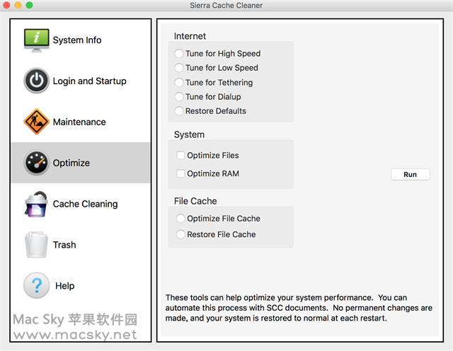 苹果系统维护优化防病毒清理软件 Sierra Cache Cleaner 11.0.4