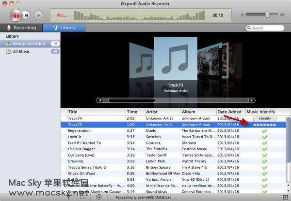 苹果系统超强音频录制软件 iSkysoft Audio Recorder 2.4