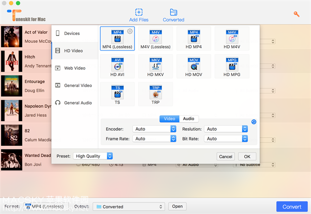 苹果iTunes DRM媒体格式转换器 TunesKit for Mac 3.4.7