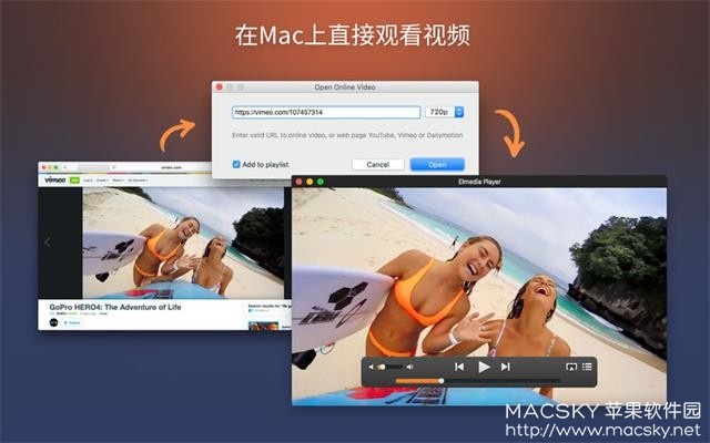 Elmedia Player Pro 7.17.2353 for Mac 破解版 优秀音视频播放器