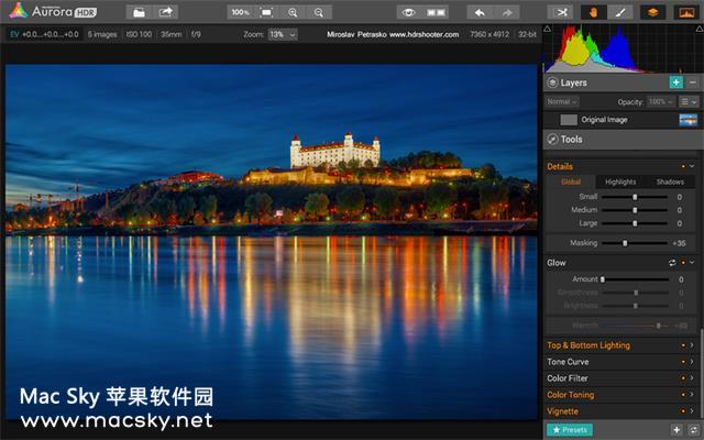 苹果终极HDR修图软件 Aurora HDR 2017 v1.1.0 CR2