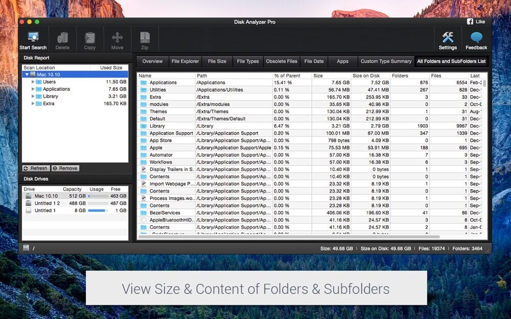 Disk Analyzer Pro 4.2 for Mac 磁盘分析垃圾清理工具