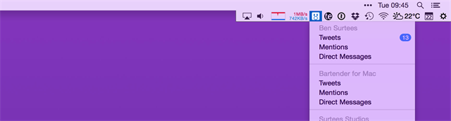 Bartender 3.0.32 for Mac 菜单栏管理优化工具