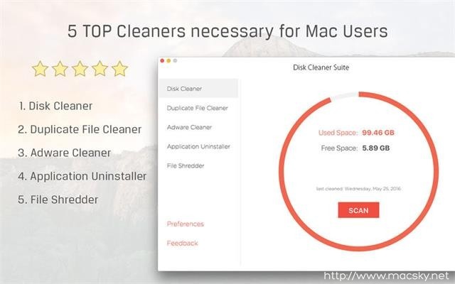 Disk Cleaner Suite 2.3 for Mac 系统清理优化软件工具套装