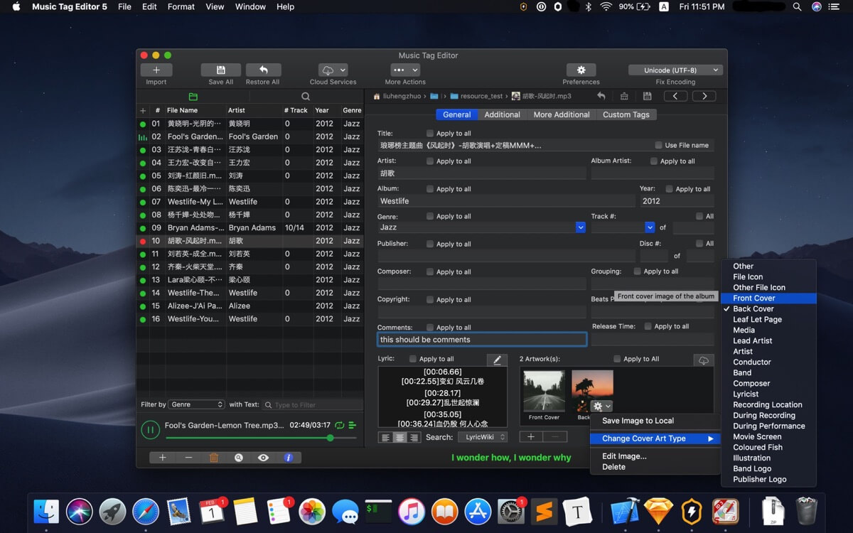 Music Tag Editor Pro 6.1.2 for Mac 音频标签元数据编辑工具