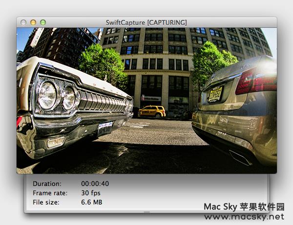 苹果视频捕获录制采集截图工具 SwiftCapture 1.0.2 Mac OS X