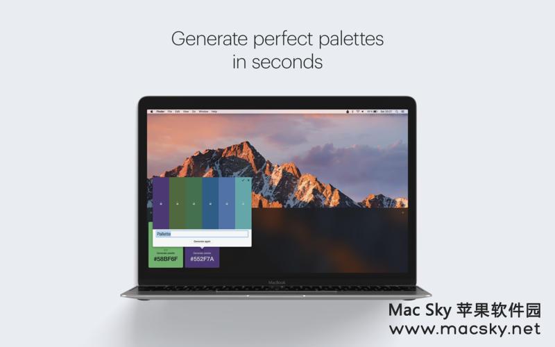设计师常用颜色拾取软件 Pikka - Color Picker 1.3.3 Mac OS X