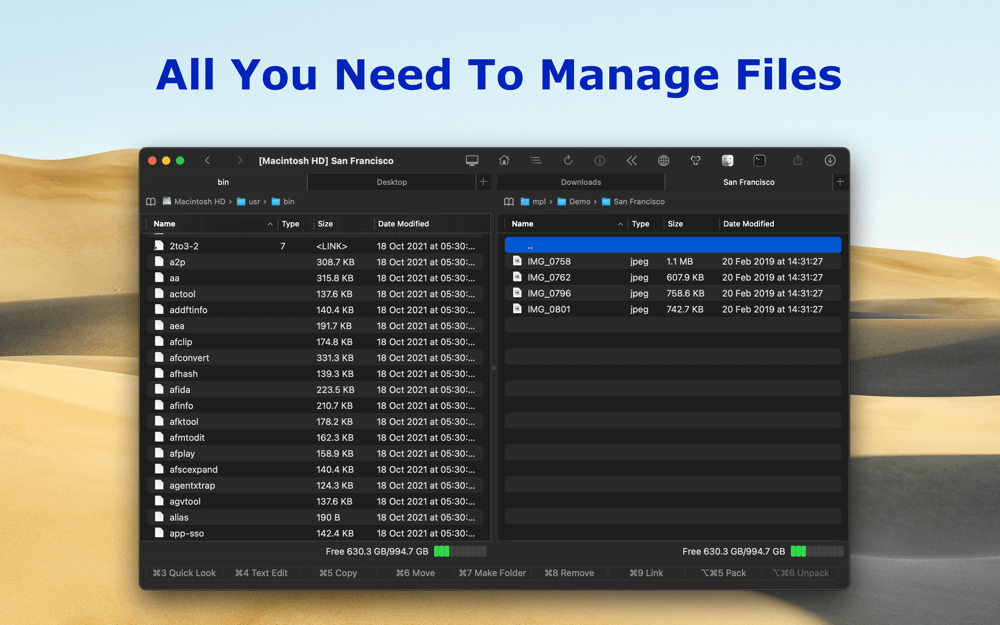 MaxCommander 2.5 for Mac 双窗口文件管理器