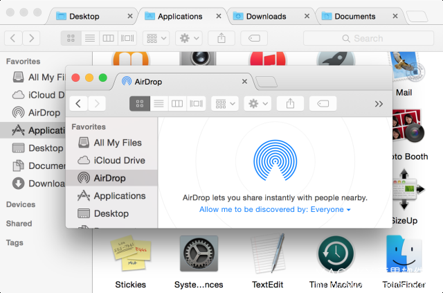 TotalFinder v1.10.5 Mac Finder扩展多窗口排列显示工具