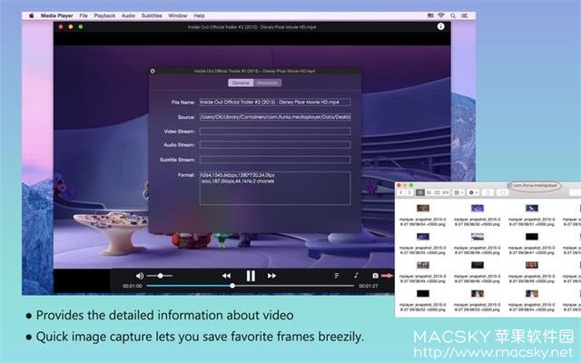 Media Player 2.1.0 for Mac 专业音视频播放器