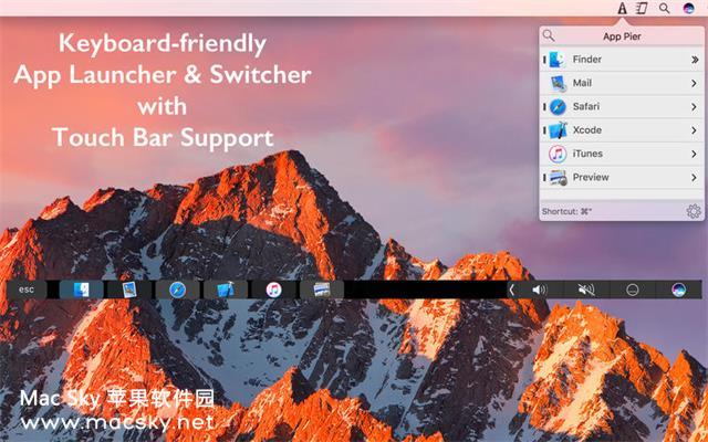 苹果应用程序快速启动和切换工具 App Pier 1.6 Mac OS X