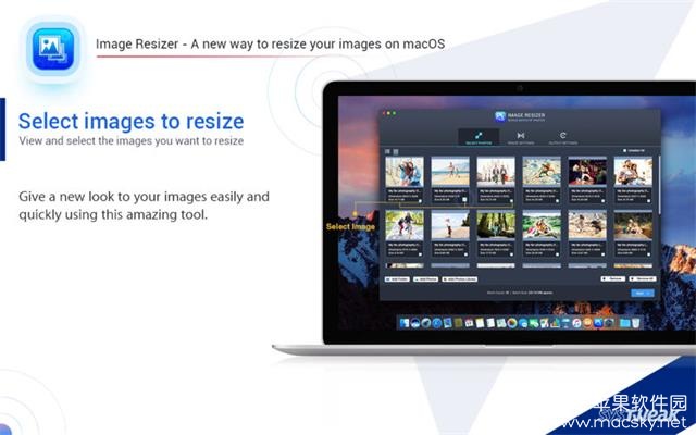 Image Resizer 2.4 for Mac 图像分辨率尺寸修改工具