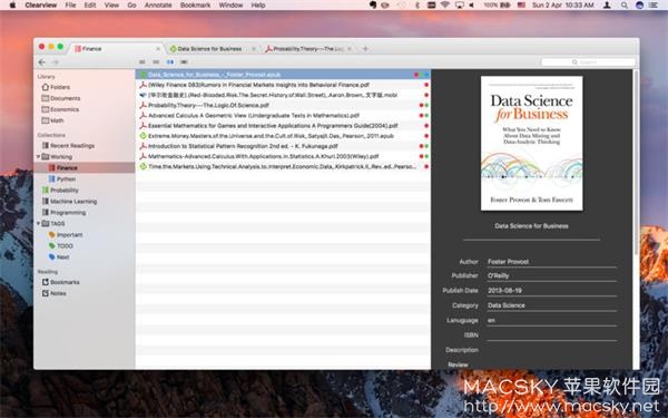 Clearview 2.3.6 for Mac 中文破解版 电子书阅读器