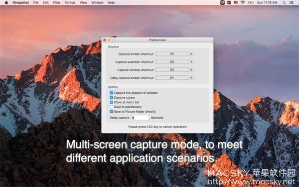 iSnapshot Pro 3.4.0 for Mac 破解激活版 屏幕截图工具