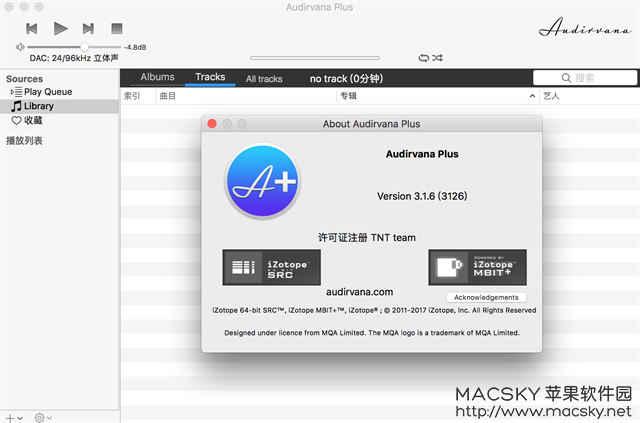Audirvana Plus 3.1.6 for Mac 无损音乐播放器工具