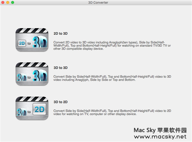 苹果专业3D视频转换器 aiseesoft 3D Converter 6.3.99 Mac