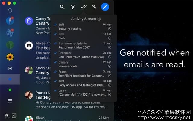 Canary Mail ( Encrypted Email ) 1.7.1 for Mac 邮件客户端