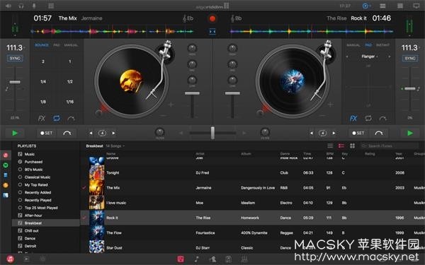 Algoriddim djay Pro 2 v2.0.1 (Complete FX Pack) DJ媒体播放软件