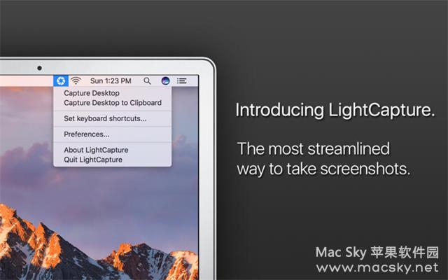 苹果专业屏幕截图软件 LightCapture 1.0.3 Mac OS X