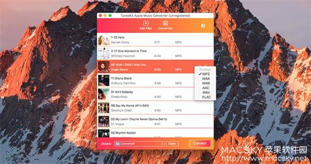 TunesKit Apple Music Converter 2.0.5 DRM去除格式转换工具