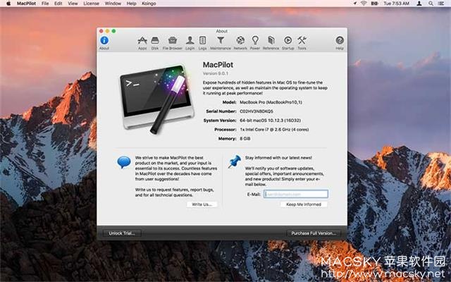 苹果系统修复检查优化工具 MacPilot 9.1 Mac OS X