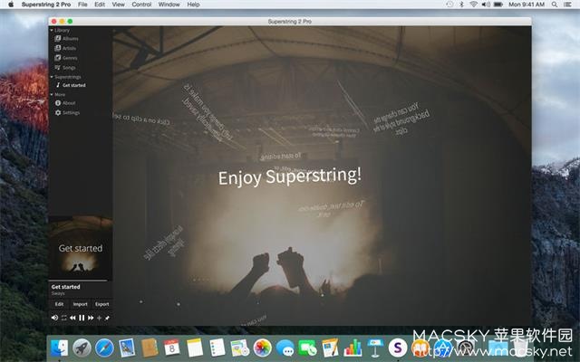 Mac专业歌词视频制作软件 Superstring 2 Pro v2.9.5