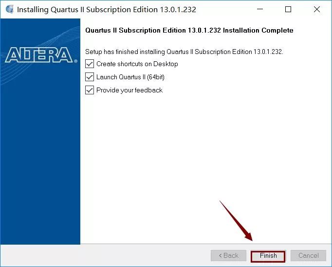 Quartus 13 下载链接资源及安装教程-9