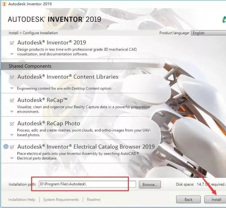 Inventor 2019 软件下载及安装教程-8