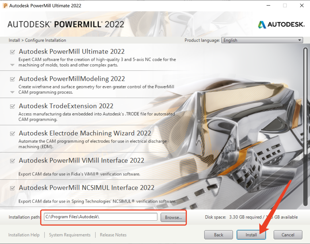 PowerMill 2022 软件下载及安装教程-6