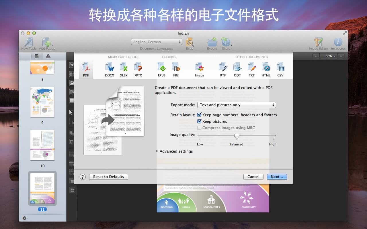 ABBYY FineReader PDF for mac 15.2.9中文版