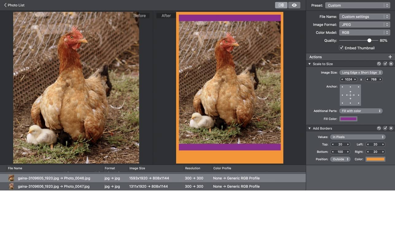 PhotoMill for mac 2.1.0 图片批量编辑工具