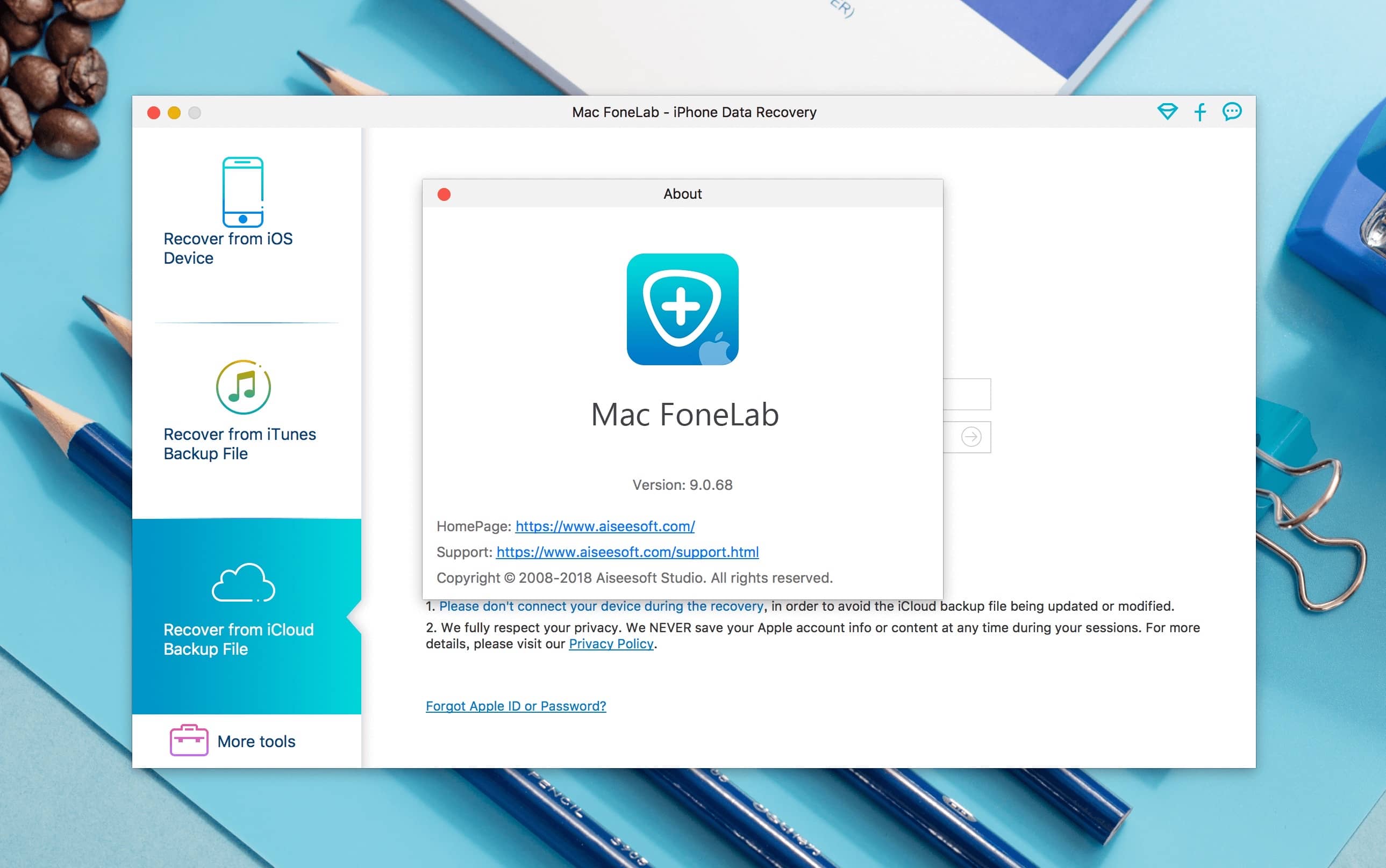 Mac FoneLab 10.3.18.128129 mac版下载 iphone数据恢复