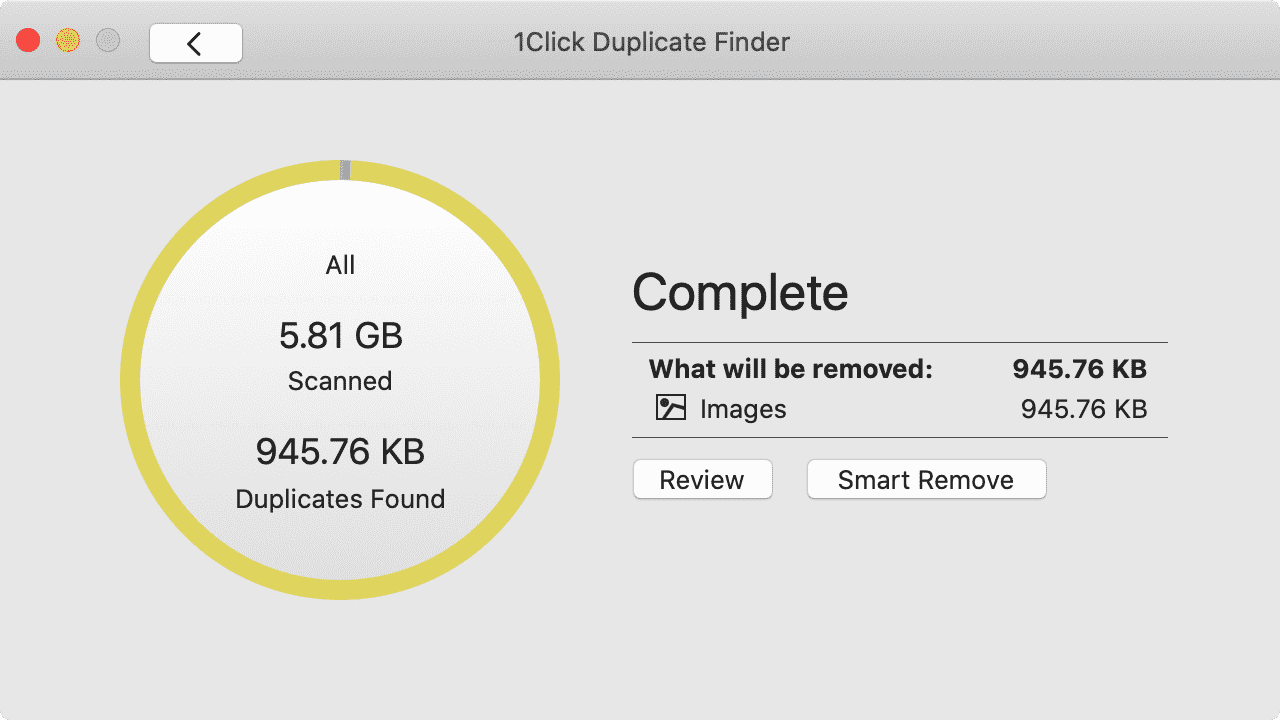 1Click Duplicate Finder 2.4.0 mac磁盘清理工具