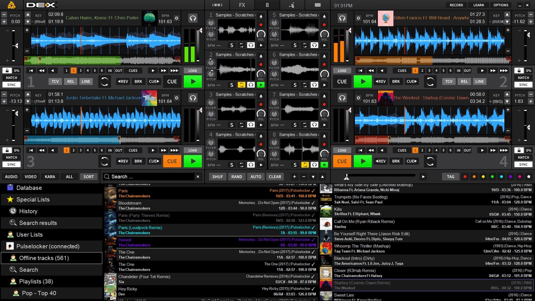 PCDJ DEX PRO 3.19.0.0 mac破解版专业全能 DJ 软件