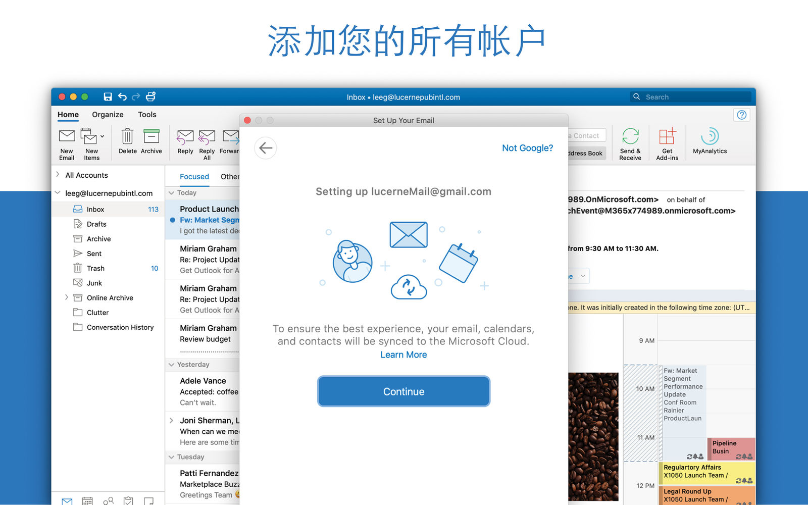 Outlook 2021 for mac 16.68中文版