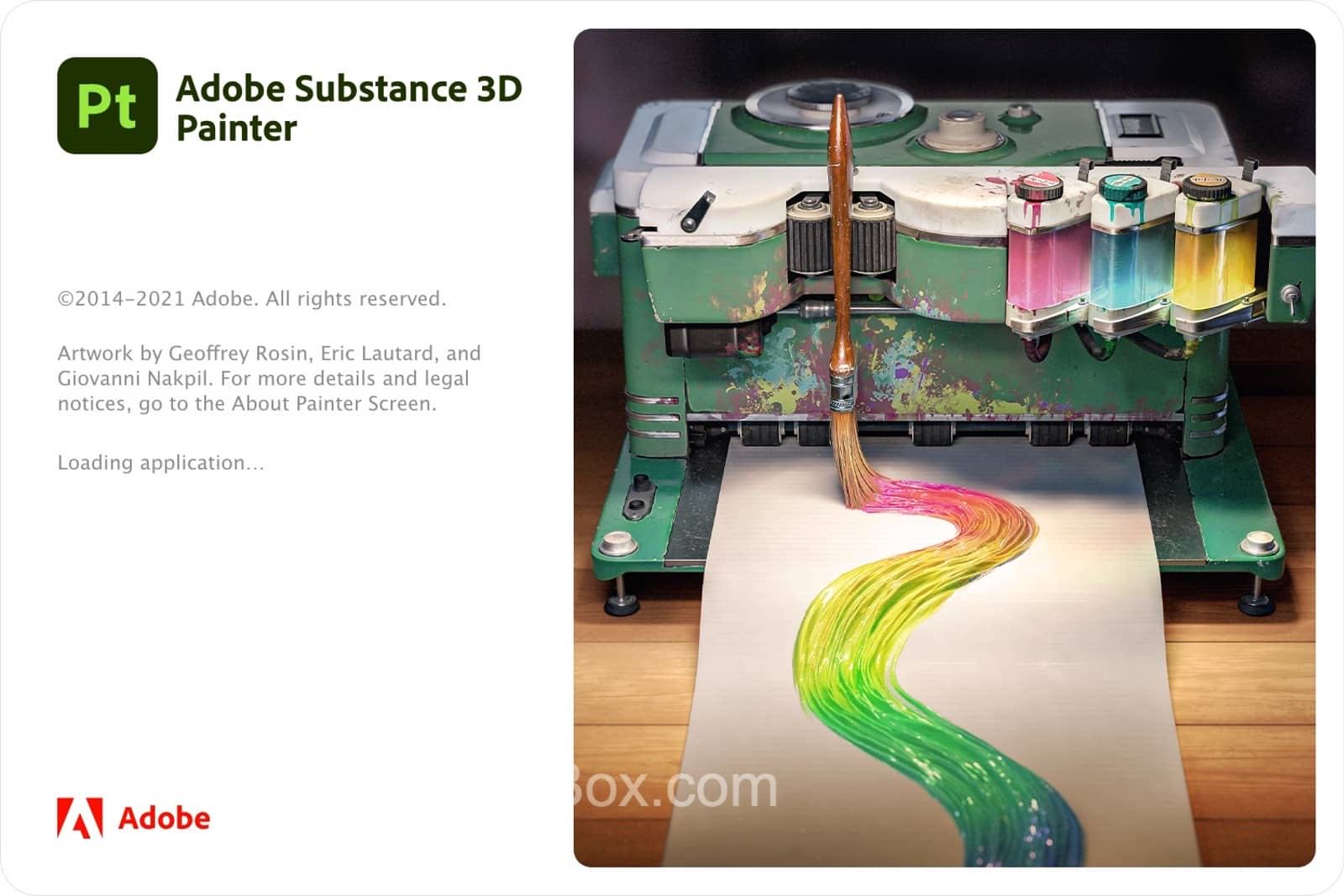 Adobe Substance 3D Painter 8.1.0 for mac 3D 数字绘画工具 