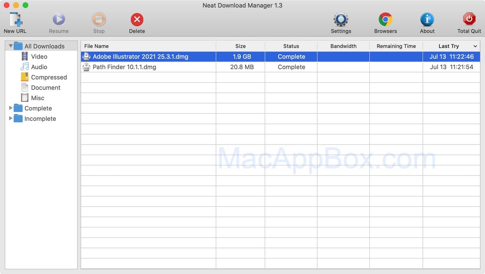 NeatDownloadManager for mac 1.3 (24)免费好用多线程下载器