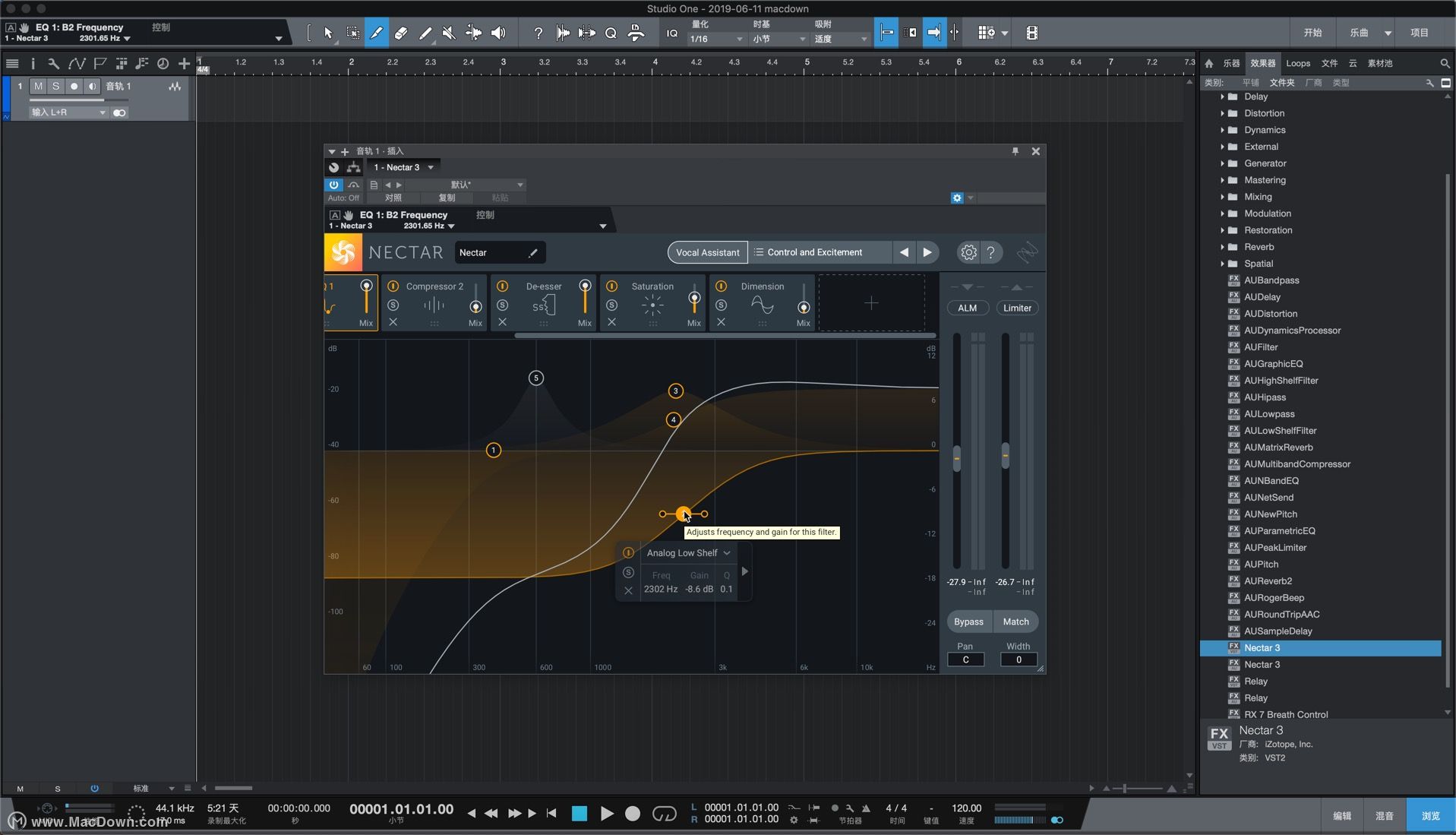 iZotope Nectar 3 for mac 3.10n 人声效果处理器