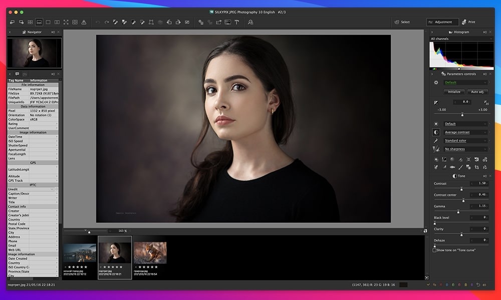 SILKYPIX JPEG Photography 11.2.8.1 增强和校正照片的工具
