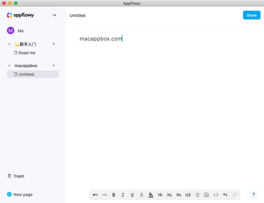 AppFlowy 0.0.9 for mac Notion的开源替代品