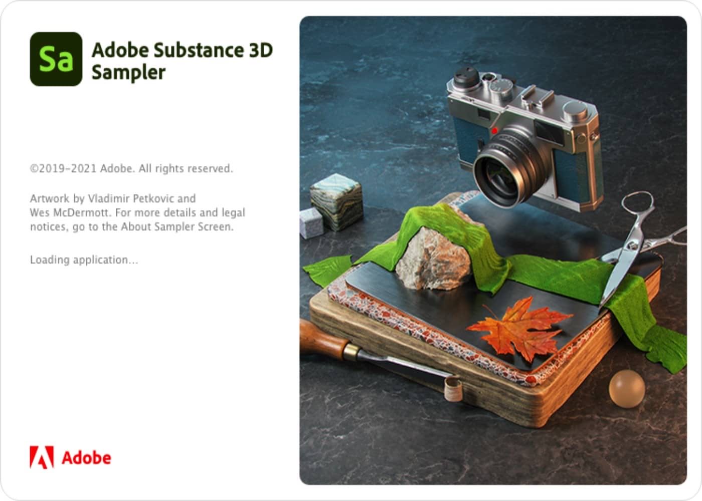 Adobe Substance 3D Sampler 3.3.1 for mac adobe 3D素材管理