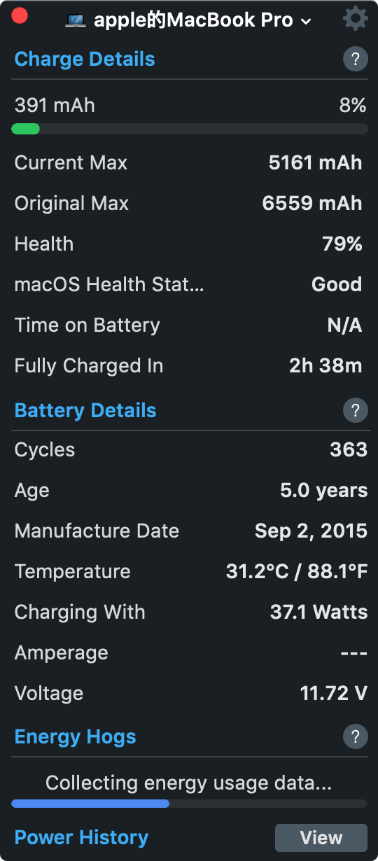 Battery Health 3 for mac 1.0.29 mac电池监控