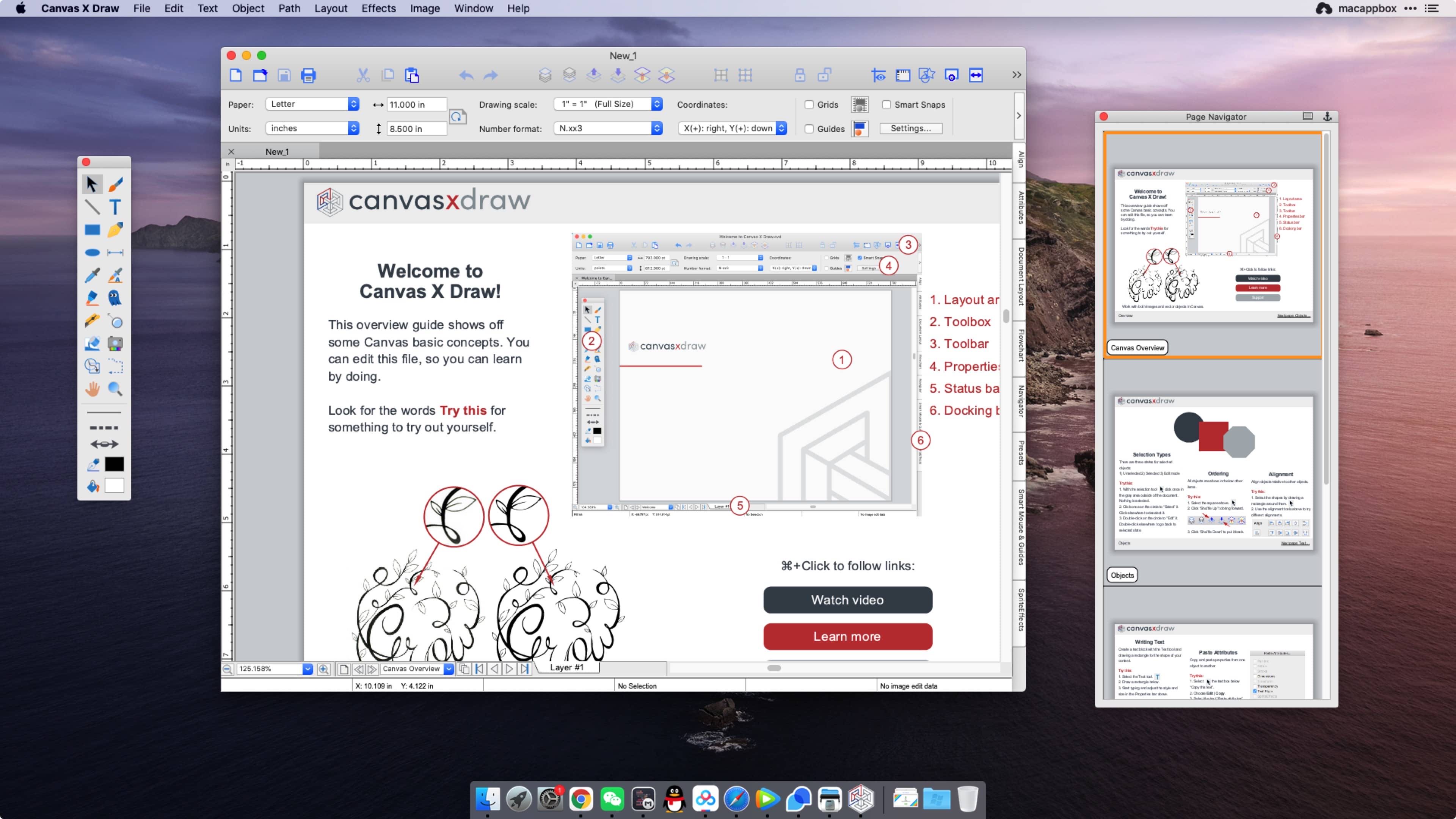 Canvas X Draw 7.0.2 for mac 专业的绘图排版软件