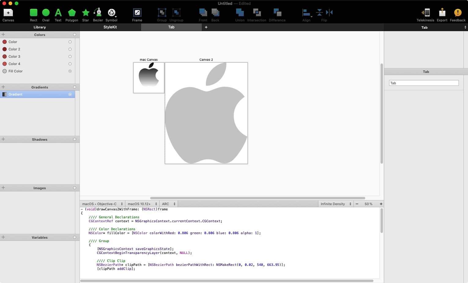 PaintCode for mac 3.5.3 矢量绘图及代码生成软件